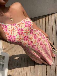 Women Midi Dresses - Multicolor 2 - View 8