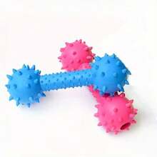 1pc TPR Pet Toy With Spiky Dumbbell For Small & Medium Dogs, Durable Chew Toy With Sound, Suitable For Dogs And Cats - Multicolor - View 7
