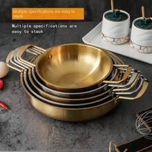 Stainless Steel Kitchen Utensil Set With Draining Pot, Seafood Risotto Dish, And Picnic Appetizer Plate - View 4