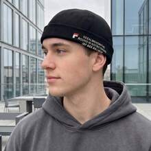 Mũ nồi thêu chữ F, mũ lưỡi trai unisex phong cách đường phố, hip hop, đa năng cho mùa thu và mùa xuân. - A - Xem 2