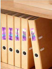 Băng nhãn nhiệt D30 màu tím hologram, kích thước 12x40mm, 320 nhãn (2 cuộn), tự dính, tương thích với máy in nhãn D30. - Xem 7