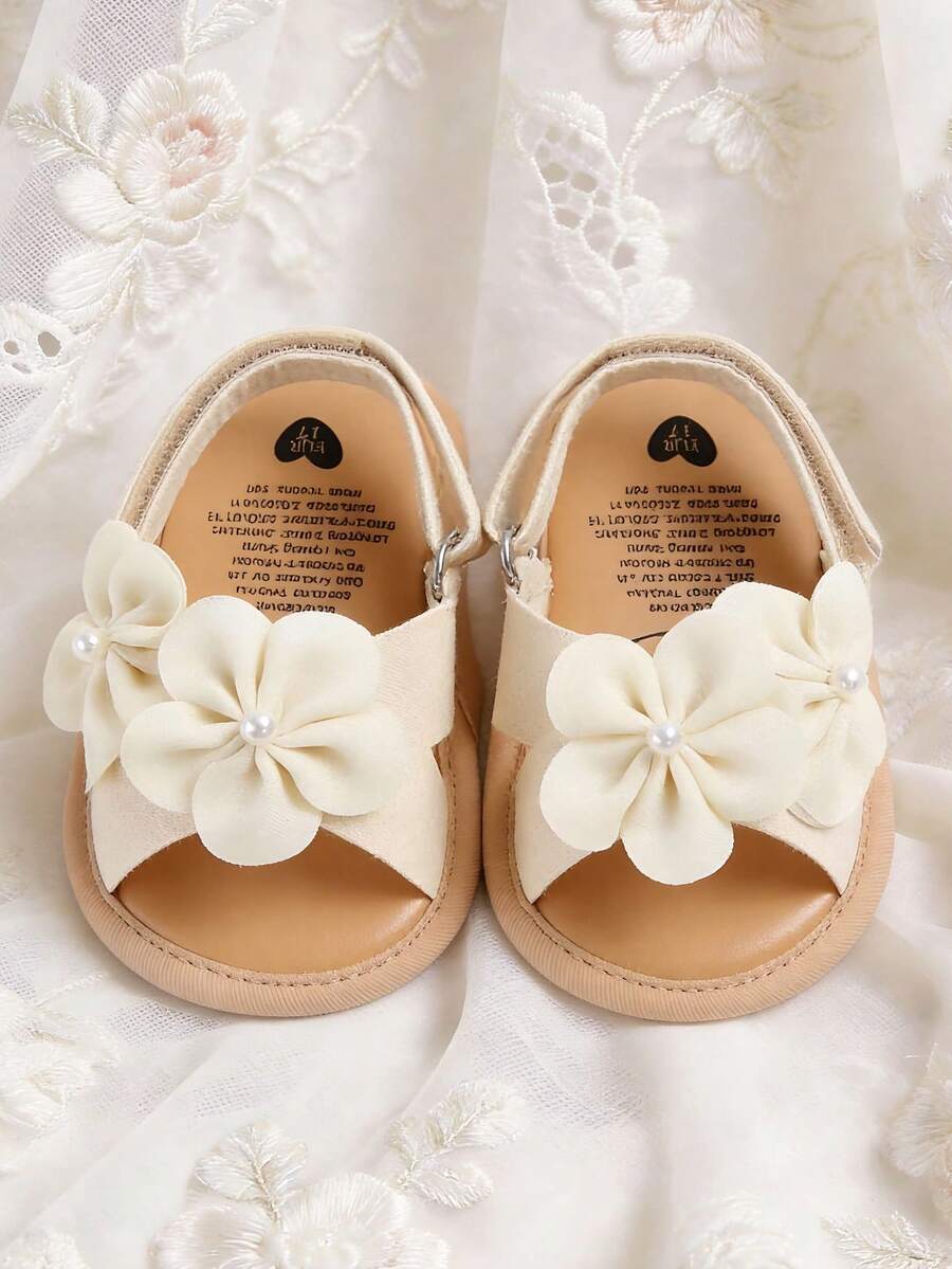 0-18 meses Sandalias blancas para bebé, Sandalias de verano para niños y niñas bebés, Zapatos de playa para exteriores de alta calidad para bebés y niños pequeños