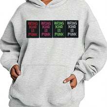1pc "Be Kind Punk" Iron-On Patch, Embroidered Lettering Applique - Easy DIY Decoration For Clothes, Hats, Jackets, Backpacks And Other Accessories - C - View 8
