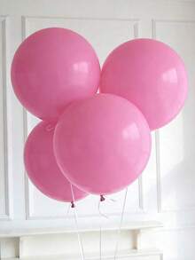 2/4/6/8/18 Pcs Pink Giant Latex Balloons, 18/36 Inches Extra Large Latex Balloons For Gender Reveal, Photo Shoots, Birthday, Bride Gifts, Wedding Anniversary, Baby Shower, Engagement Party Decorations - Pink - View 3