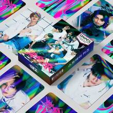 Set de 124 piezas que incluye 60 tarjetas de fotos doble cara + 32 pegatinas, tarjetas de colección de fans, regalo de fans - Multicolor - Ver 1
