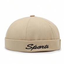 Embroidered Letter F Beret Hat, Casual Street Dance Hip Hop Flat Cap, Versatile Accessory For Autumn & Spring - A - View 18