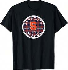 Local -63 Syracuse University Orange Plaid Badge T-Shirt - Black - View 1