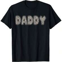 1 Piece Inspirational T-Shirt With Daddy Shark Puzzle Piece Design For Autism Awareness, For Women, Men, Gift T-Shirt, Matching Family T-Shirts, Casual Style, Unisex, Party T-Shirt, Sizes S-5XL, 100% Cotton, Black, 180g, 100% Cotton, All Designs Are Printed. Unisex. - 黑色 3 - 查看 8