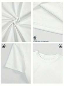 Camiseta con estampado gráfico de fantasma divertido y espeluznante, cuello redondo cómodo, corte relajado e informal, 100% algodón, 160 g/m², peso medio, tela transpirable y agradable para la piel, ideal para fiestas temáticas de Halloween, conjuntos divertidos a juego para mejores amigas, ropa casual para el día a día, camisetas de mujer lindas, ropa gótica para mujer, ropa de algodón para mujer, ropa Y2k para mujer, ropa Y2k para la vuelta al cole, camiseta holgada, ropa gótica para mujer, ropa Y2k para mujer, ropa de talla grande para mujer, ropa Y2k para la vuelta al cole, camisetas gráficas de talla grande, ropa renacentista de talla grande, ropa rave, top negro, tops de otoño, camisetas divertidas, camisa de algodón, camisetas de mujer lindas, ropa gótica para mujer, ropa de - Blanco - Ver 2