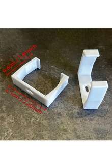 2個/4個白色電源插座支架，電纜管理器，附電纜紮帶的電源條支架，可壁掛或鑽孔安裝的突波保護器插座支架，3D列印耐用插座整理器，家用辦公室電纜管理系統，省空間的儲物裝置 - 固線器 - 查看 5