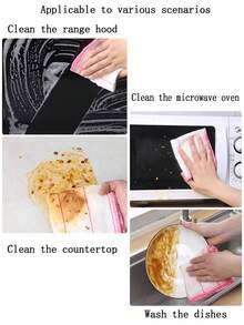 5PCS/10PCS Cotton Gauze Cleaning Cloths, Ultra Absorbent, Reusable And Washable For Kitchen, Bathroom, And Household Surfaces - Multicolor - View 6