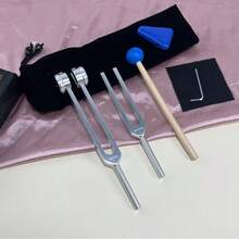 1 Set 136.1Hz, 432Hz, 512Hz, 528Hz Tuning Forks, Sound Wave Resonance Tools For Meditation, Yoga Training And Leisure Time - Multicolor - View 3