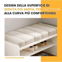 Sgabello per cambiarsi le scarpe - Bianco - Visualizzare 9