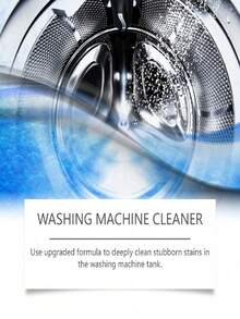 Jakehoe-1pc/5pcs/10pcs Pack, Powerful Washing Machine Cleaning Powder. Bathroom Accessories, Suitable For Drum, Wall-Mounted, Pulse, Traditional Washing Machines, Multi-Effect Cleaning Washing Machine, Remove Dirt, Clean Odor Household Washing Machine Cleaning Powder. Washing Machine Cleaning Product, Easy And Convenient To Use (See Detail Image), Washing Machine Cleaning Supplies, Home Essential. New And Old Models Shipped Randomly. - Powdery - View 10