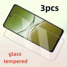3片装高清屏幕保护膜，兼容OPPO A92/A72 5G/A72/A73 5G/A93 5G/A53 5G/A54 5G/A74 5G/ 7 4G/ 6/ 7 5G/ 8 5G/ 6S/A53/A55/A32/A54/A96/A76/ Narzo 50/ 9i/ 8i/ 7i/ 9 Pro/ K10/ C17/ GT NEO2 等型号，强力保护，易于安装，高清晰度，无气泡。 - 無色 - 查看 1