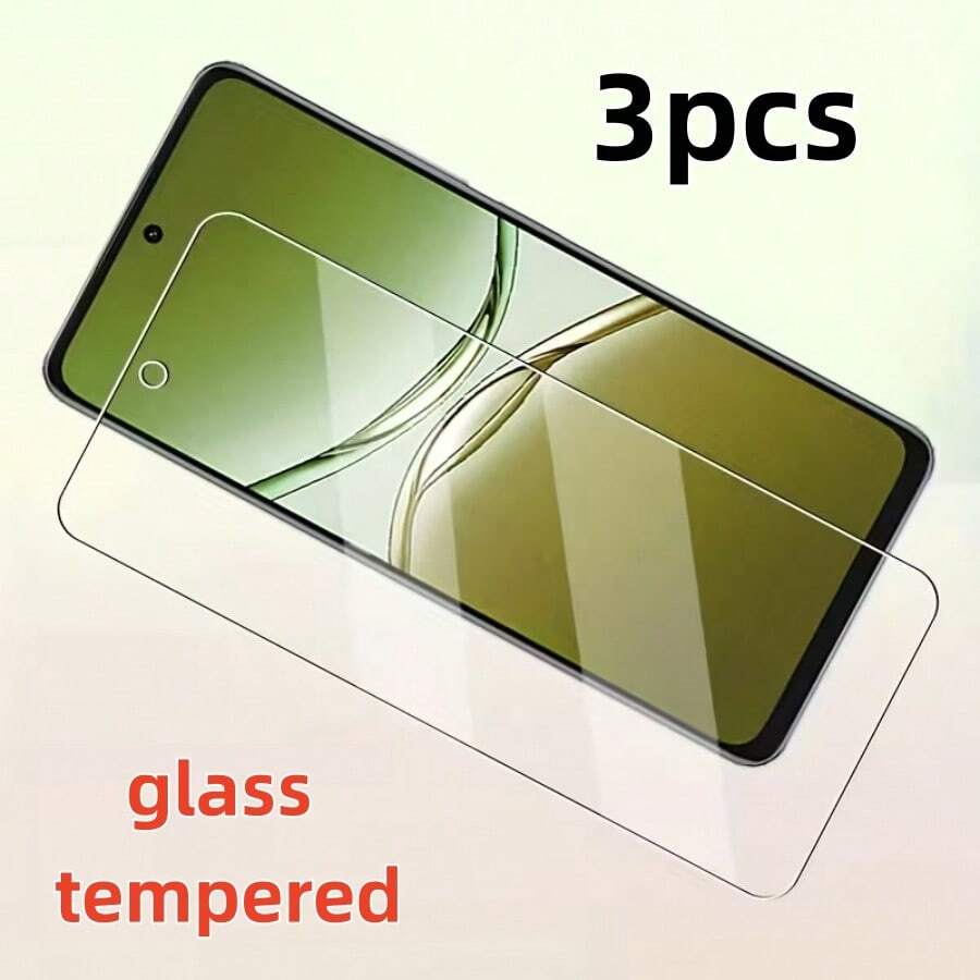3片装高清屏幕保护膜,兼容OPPO A92/A72 5G/A72/A73 5G/A93 5G/A53 5G/A54 5G/A74 5G/ 7 4G/ 6/ 7 5G/ 8 5G/ 6S/A53/A55/A32/A54/A96/A76/ Narzo 50/ 9i/ 8i/ 7i/ 9 Pro/ K10/ C17/ GT NEO2 等型号,强力保护,易于安装,高清晰度,无气泡。 - 無色 - 查看 1