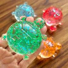 New Glitter Crystal Duck Shaped Squeeze And Release Toys, Slow Rebound Release Toys, Casual Holiday Gifts, High Aesthetic Dopamine Colors- Soft And Slow Back,Sticky Stress Relief Toy,Cute Stuff,Travel Portable Fidget Squeeze Toys,Squishy,Perfect For All Ages Austism,Ideal Holiday Gifts,Fun Cute Gift,Birthday Gifts,Easter Gifts,Halloween Gifts,Christmas Gifts,Christmas Stocking Fillers,Party Bag Fillers( Random Color) - 烏龜黃色 - 查看 9