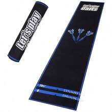 1pc Professional Dart Mat, Suitable For Steel Tip & Soft Tip Darts, Built-In Standard Throwing Distance Markings, Effectively Protects Floor, Tiles And Dart Tips From Damage, Non-Slip And Stable, Suitable For Home Entertainment, Indoor Leisure, Club Competition, Bar Relaxation, Professional Training, Parent-Child Fun, Essential Accessory For Darts Sports - Multicolor - View 8
