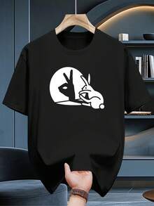 Edición Limitada 200G, Camiseta de Manga Corta% Pura, Estilo Casual y Versátil, Algodón Ligero - Blanco - Ver 8