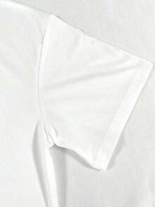 Nueva Camiseta Casual de Verano para Mujer con Estampado de Texto de la Ciudad de Milán, Estilo Urbano Vintage de Verano, Unisex, Holgada, de Algodón, Manga Corta y Cuello Redondo - Blanco - Ver 4