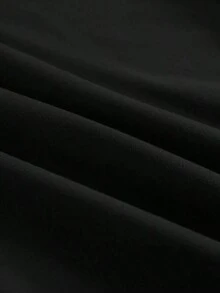 Camiseta gráfica ClassicYou Are Enough, top casual de manga corta con cuello redondo para mujer, con diseño estampado de doble cara, adecuada para uso diario en primavera/verano. Blusas Bonito 100% Algodón - Negro - Ver 5