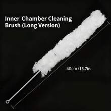 Kit de limpieza y mantenimiento de flauta y clarinete, incluye paño de limpieza, hisopo, cepillo, apto para varios instrumentos, 2 opciones disponibles - Cepillo para limpiar flautas - Ver 5