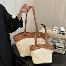 BV Bottega Small Andiamo Bolso de mujer tejido a mano de cuero genuinoBolsodebolso de manotipocuboconpatróntejidoparamujer,bolsodemarca,elegantebolsodemanoparaseñorabolsaderegaloexquisita,bolsodebolso de manodelujoparamujer,bolsocruzadodemodaparamujer,adecuadoparachicas,estudiantesnivel universitariodamasdeoficina,madresdemedianaedadparausodiario,comprasoficina,clase,reuniones,citas,actividadesalairelibretambiénunregaloidealparaBolso de hombro de paja casual para mujer, nuevo estilo 2026, bolso de playa para vacaciones, bolso de mano, moda, comercio exterior - Fideos de arroz - Ver 1