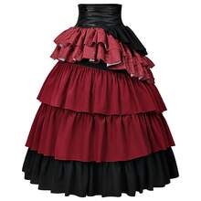 Stage Dance Wear - 25119 Retro Short Skirt 2 Brown - View 5