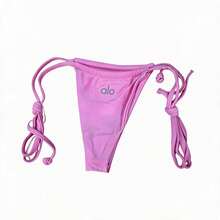 Alo Yoga Sports Bra RASPBERRY SORBET Sweat Absorption Breathable Lightweight Soft Elastic Easy To Wash Gym Yoga Women Rose Red W7207R - RASPBERRY SORBET - 玫紅色 - 查看 2