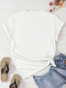 Women T-Shirts - White - View 2
