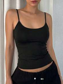 Camiseta sin espalda para mujer - Negro 2 - Ver 3