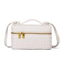 BV Bottega Bang Bang Bolso de mujer tejido a mano de cuero genuinodebolso de manotipocuboconpatróntejidoparamujer,bolsodemarca,elegantebolsodemanoparaseñorabolsaderegaloexquisita,bolsodebolso de manodelujoparamujer,bolsocruzadodemodaparamujer,adecuadoparachicas,estudiantesnivel universitariodamasdeoficina,madresdemedianaedadparausodiario,comprasoficina,clase,reuniones,citas,actividadesalairelibretambiénunregaloidealparamujeresNuevasbolsodemujer,versátilinspiradoeslascelebridadesalamodabolsocuadradopequeñotejidoamano,bolsodehombroybandoleratipoloncheraparamujer. - Dorado - Ver 10