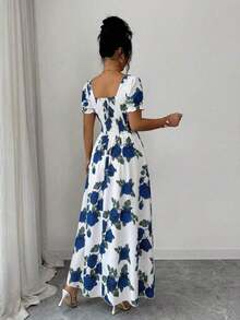 Women Midi Dresses - 皇家藍 - 查看 2