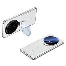 keshengtai Electroplated Frame PU Leather Phone Case With Lens Holder And Hard PC Back Protective Phone Cover For Honor Magic 7, Magic 7 Pro, Magic 8, Magic 8 Pro - White - View 4