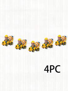 Cờ kéo trang trí tiệc chủ đề xe xây dựng in ảnh theo yêu cầu, có thể tùy chỉnh hình ảnh, biểu ngữ trang trí tiệc chủ đề máy xúc/xe trộn bê tông. Cờ kéo trang trí tiệc chủ đề xe xây dựng in ảnh theo yêu cầu, có thể tùy chỉnh hình ảnh, cờ treo trang trí tiệc sinh nhật chủ đề máy xúc. Cờ kéo trang trí tiệc chủ đề xe xây dựng có thể tùy chỉnh, biểu ngữ trang trí tạo không khí tiệc tùng. - Nhiều màu - Xem 13