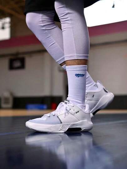 Nike Jordan One Take 5 PF 時尚百搭 減震耐磨 低筒 籃球鞋 男女同款 藍白色
