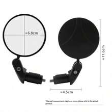 1pc/2pcs HD Wide Angle Bicycle Rearview Mirror 360 Degree Rotating Adjustable Mountain Bike Road Bike Cycling Accessory - Multicolor - View 9