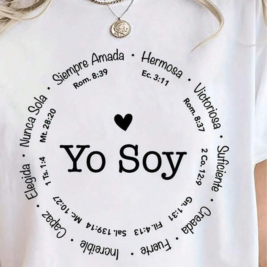 Camiseta para Mujer con Diseño de Oso Minimalista y Texto - Blanco - Ver 1