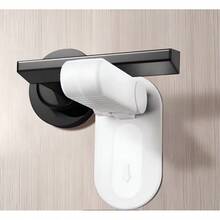 Lever Door Lock, Universal Childproof Locks, Baby Locks, Multifunctional No-Drill Lock With Hidden Button - White 1PC - View 2