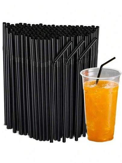 200/100/100 ống hút dẻo uốn cong sáng tạo, ống hút đen dùng một lần phù hợp với nhiều loại đồ uống, lý tưởng cho các buổi họp mặt gia đình hàng ngày, nhà hàng, Ngày của Mẹ, tiệc sinh nhật, hẹn hò, Halloween, Giáng sinh và bất kỳ dịp tiệc tùng nào, một món quà hoàn hảo cho các bữa tiệc Halloween và Giáng sinh.