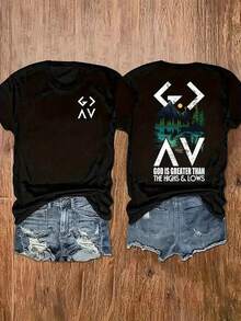 Women T-Shirts - Black - View 1