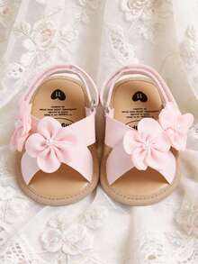 0-18 Months Infant White Sandals, Unisex Infant Girls Boys Summer Sandals, Quality Toddler Outdoor Beach Shoes - Pink - View 9