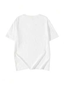 Women's Pure Cotton T-Shirt, Plus Size T-Shirt For Women, Fashionable Printed T-Shirt With The Glamorous Slogan "Dreamy Lashes" Suitable For All Seasons, Daily Wear, Perfect Gift, Fashionable Choice For Outdoor Activities, Casual Wear, Women's Going Out T-Shirts - 白色 - 查看 5