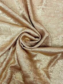 Chaqueta de béisbol con cremallera metálica dorada, puños acanalados, ajuste slim, elegante y versátil, cárdigan corto para ropa de fiesta de Año Nuevo - Dorado - Ver 8