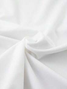 Camiseta Casual para Mujer, Cuello Redondo, Estampado de Corazón y Xo, Manga Corta, Ropa Casual para el Día de San Valentín, 100% Algodón, Duradera - Blanco - Ver 4