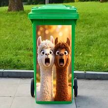 1 Buah Stiker Tempat Sampah Hewan Kartun Lucu – Stiker Kucing, Anjing & Alpaka Lucu untuk Tempat Sampah Dapur dan Kebun, Dekorasi Dinding Vinyl yang Dapat Dilepas, Aksesori Pengorganisasian Rumah yang Estetis - 1 buah - View 6