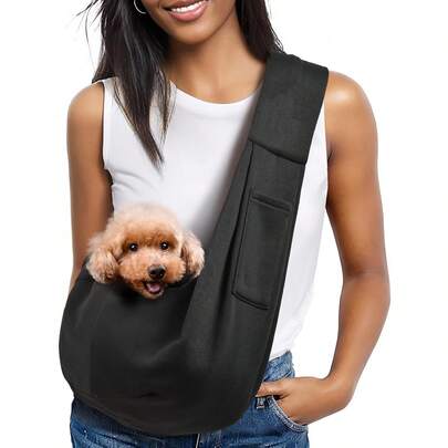 Borsa per animali domestici per cani, borsa a spalla pieghevole e traspirante per cani, zaino portatile per gatti per uscire