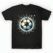 soccer lover - soccer pixel soccer lover T-Shirt unisex de la de algodón puro de alta densidad de 220 g. C-AmiS-eta activa para mujer de - AL-Godón C-AmiS-eta 17750 % aL-Godón que se A-DAPTA a tu día Apto para todo tipo de perS-onas, ya sean mujeres o hombres Tejido duradero de alta C-Alidad apto para todas las estaciones, suave al tacto pero diseñado para durar Tops transpirables Conjuntos de otoño para mujer Conjuntos de vaC-Aciones para mujer Disfraz de Halloween para mujer - Negro - Ver 1