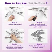 A Set Of 110 Purple And Black Balloon Arch Decorations, Including Silver Sequined Foil Metallic Purple Balloons, Perfect For Graduation Ceremonies, Weddings, Bachelor/Bachelorette Parties, And Birthday Parties. - View 4