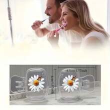 2pcs Travel Toothbrush Head Covers - Chrysanthemum Design, Toothbrush Protectors For Home And Travel Use - Multicolor - View 2